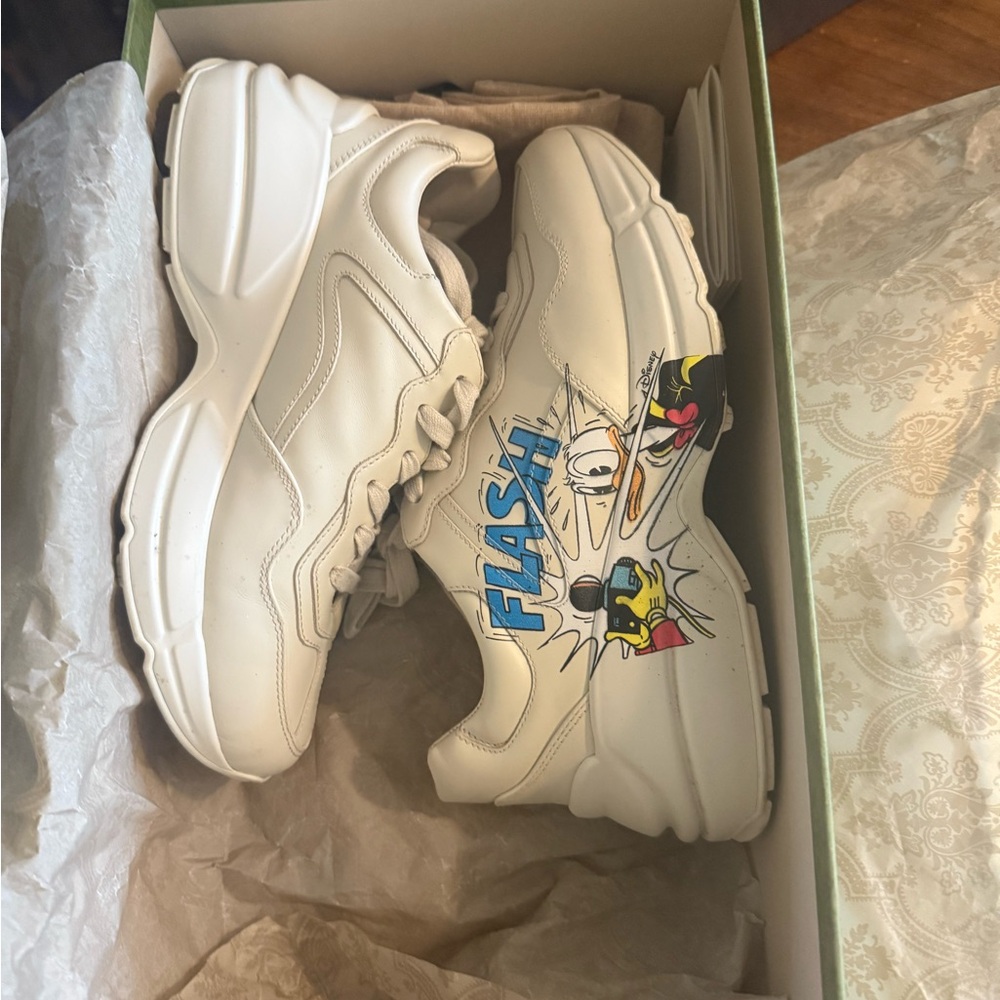 Gucci Flash Sneakers - White - Picture 3 of 15